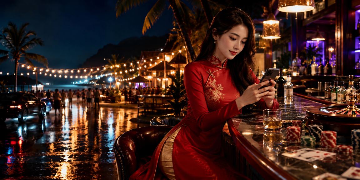 Không khí giải trí VIP tại Phú Quốc với trang phục áo dài truyền thống và phần thưởng đặc biệt